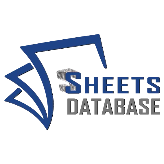 sheets database :