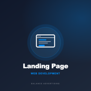 Landing Page service by Balance Advertising