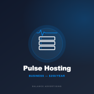 Pulse Hosting — Business Plan ($250/year) — Most Popular
